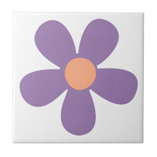 Carreau Tuile personnalisée Hippie Fleur