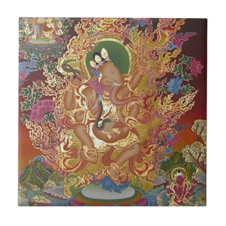 Carreau Tuile Quatre-Armée de Ganesh