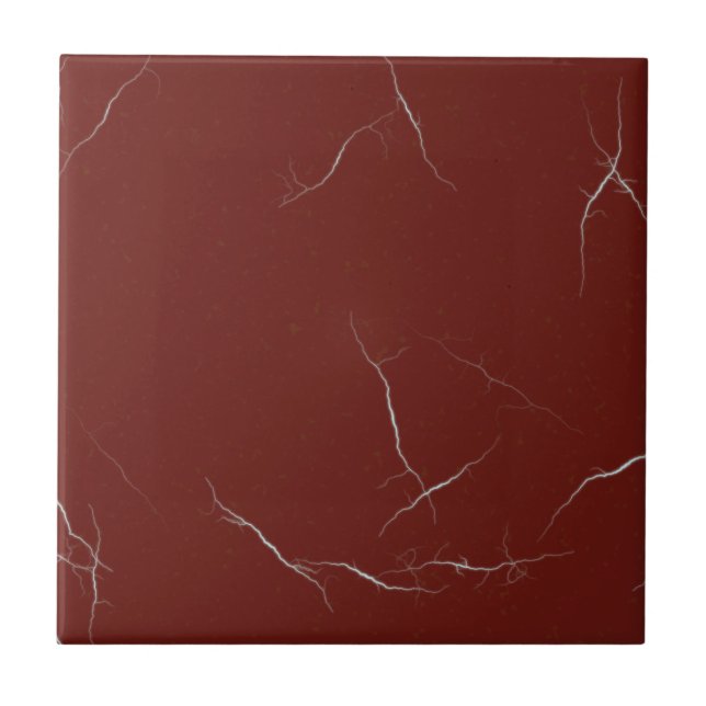 Carreau Tuile rouge foncé de marbre de simulation (Devant)