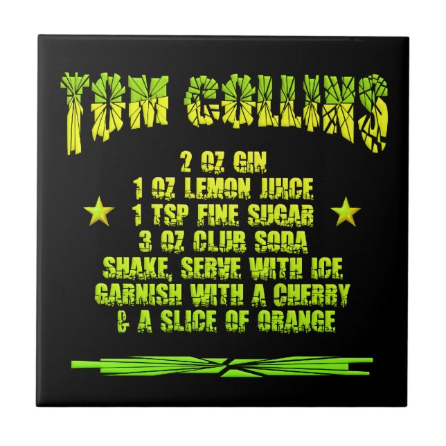 Carreau Tuile Tom Collins (Devant)