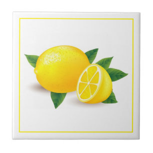 Carreau Tuile Trivet-Lemons