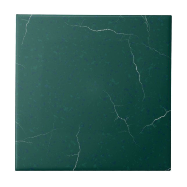 Carreau Tuile verte et blanche de marbre de simulation (Devant)
