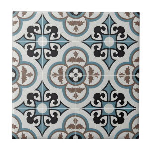 Carreau tuiles blus classiques portugaises