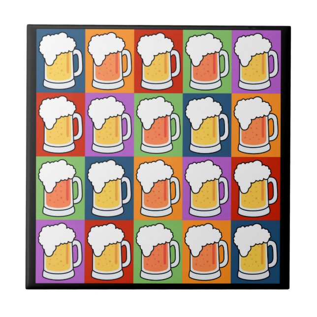 Carreau Tuiles d'art de bruit de BIÈRE (Devant)