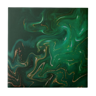 Carreau tuiles de malachite