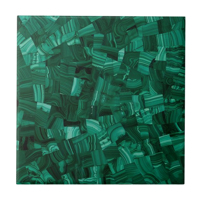 Carreau tuiles de malachite courtoisement (Devant)
