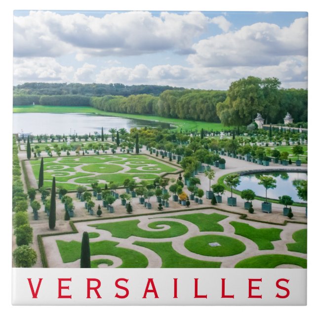 Carreau Tuiles en céramique des jardins du château de Vers (Devant)