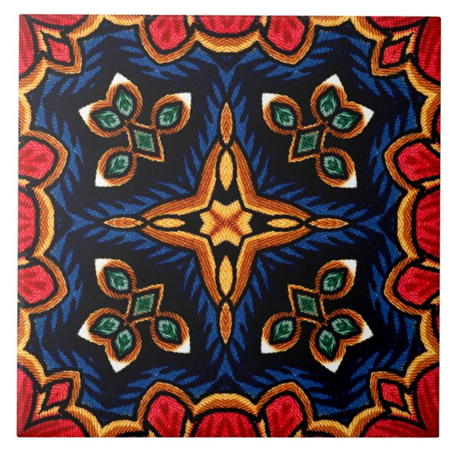Carreau Tuiles la majolique/à Talavera italiens décoratifs (Devant)
