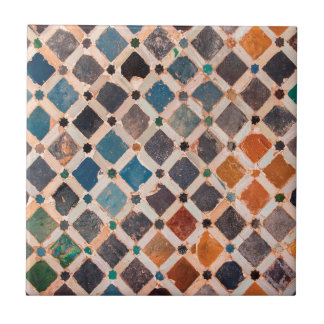 Carreau tuiles modelées colorées