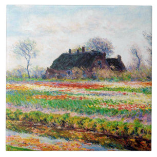 Carreau Tulip Fields dans les Pays-Bas, Monet