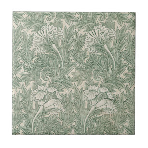 Carreau Tulipe par William Morris, Art floral vintage