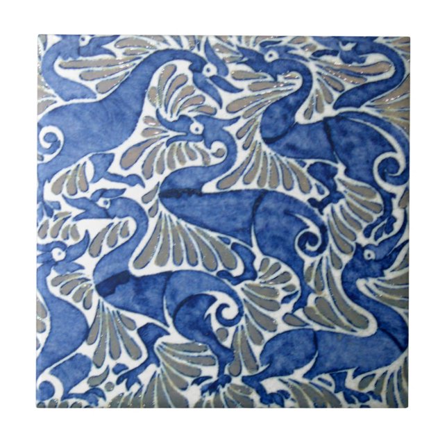 Carreau Turc Iznik Motif Floral Ottoman Design (Devant)