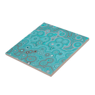 Carreau Turquoise Agate Flow – Elegant Abstract Pattern