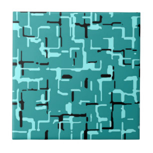 Carreau Turquoise Vert Motif moderne