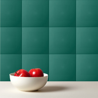 Carreau Turquoise vert pin solide