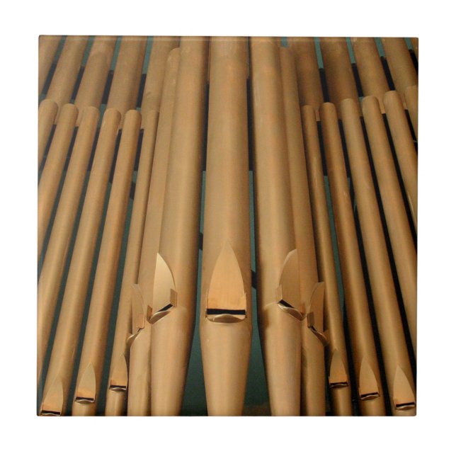 Carreau tuyaux d'organe - tuile simple (Devant)