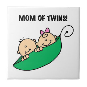 Carreau Twins Maman - Pois dans les cadeaux de pod