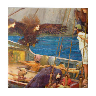 Carreau Ulysses et les sirènes par J. W. Waterhouse