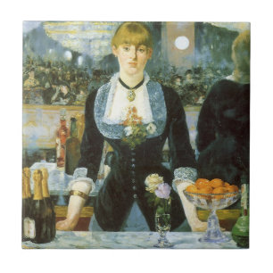 Carreau Un bar aux Folies Bergère d'Édouard Manet