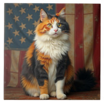 Un chat patriote