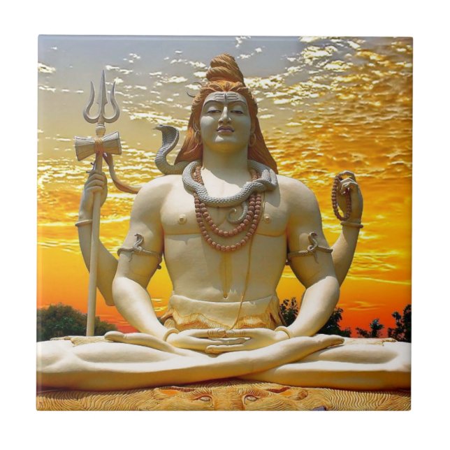 CARREAU UN DIEU INDOU DE SHIVA (Devant)
