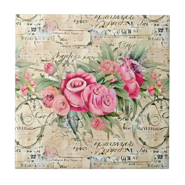 Carreau Un Ephémère français série 26 (Devant)