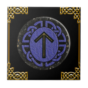 Carreau un futhark plus ancien de "tiwaz"