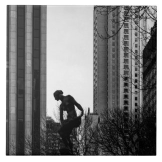 Carreau Un moment solitaire dans la ville