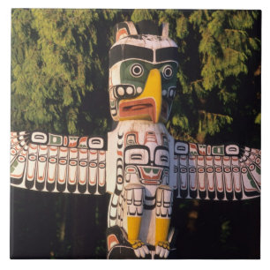 Carreau Un totem À Vancouver, Canada.