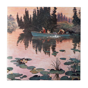 Carreau Une belle capture par John Clymer