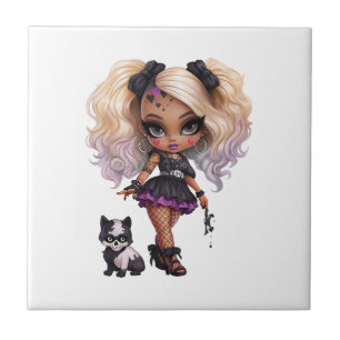 Carreau Une collection de designs Halloween pour jolie fil