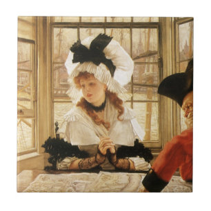 Carreau Une histoire fastidieuse de James Tissot, Art Vint