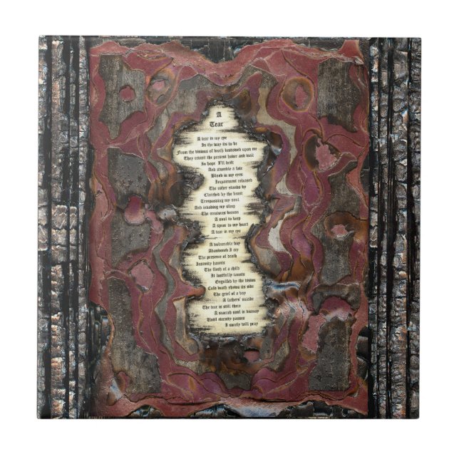 Carreau Une larme (Devant)