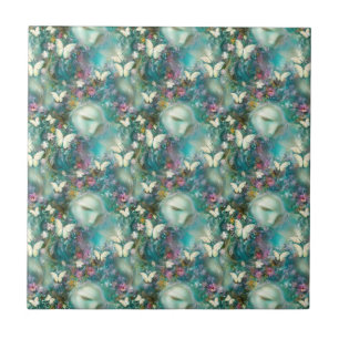 Carreau Une série de papillons mystiques Design 3