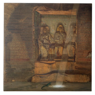 Carreau Une tombe à EL-Kab, une de 24 illustrations
