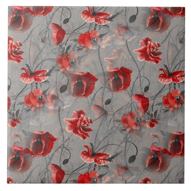 Carreau Une Vintage réverie florale (Devant)