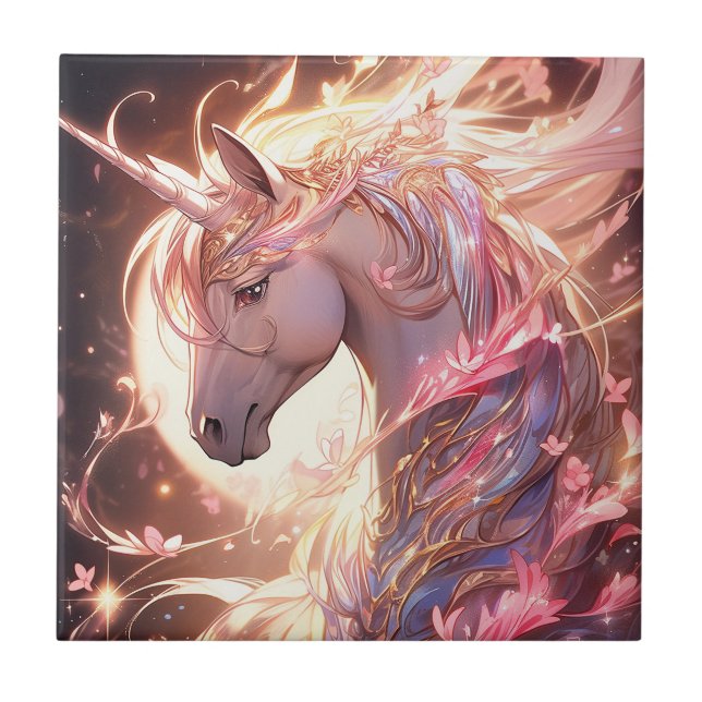 Carreau Unicorn Imaginaire Art (Devant)