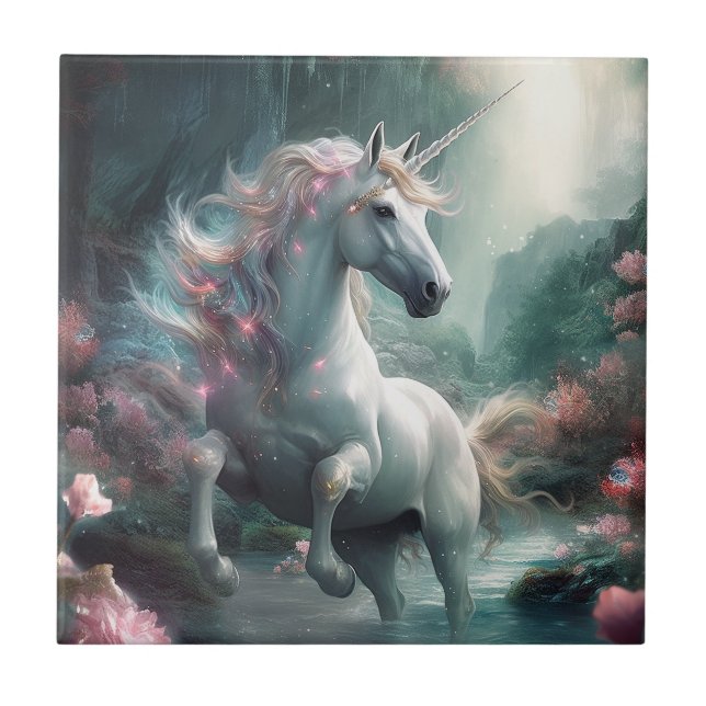 Carreau Unicorn Imaginaire Art (Devant)