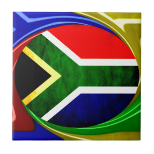 Carreau United by Beauty : Design du drapeau sud-africain