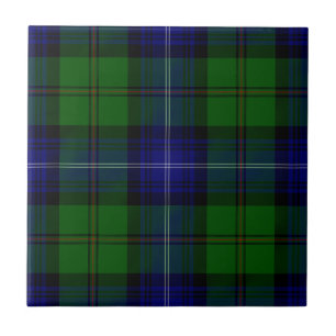 Carreau Urquhart tartan bleu vert plaid