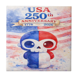 Carreau USA 250th Anniversary Ceramic Tile