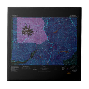 Carreau USGS Topo Map Washington State WA Mount Rainier 24