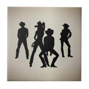 Carreau Utilisé pour être une danse de ligne Western