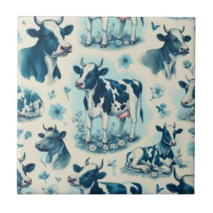 Carreau Vache de ferme vintage sans joint