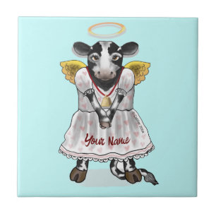 Carreau Vache sacrée Ange