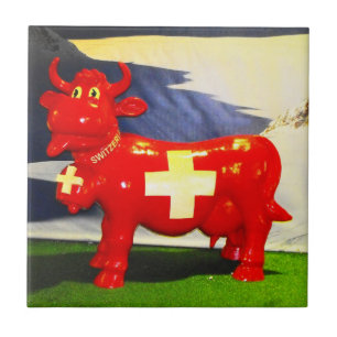 Carreau Vache suisse rouge