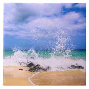 Carreau Vague de mer tropicale
