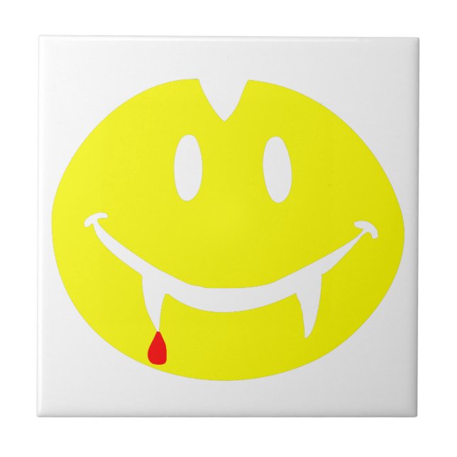 Carreau vampire emoji dracula (Devant)