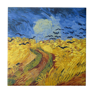 Carreau Van Gogh Champs de blé Impressionniste Peinture