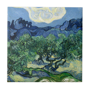 Carreau Van Gogh La peinture paysagère des oliviers
